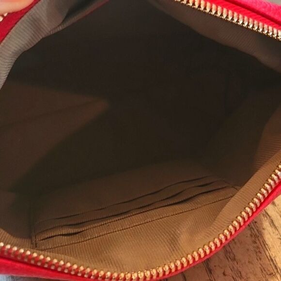 Red Furla leather hand bag or clutch new condition ❤️ - Picture 9 of 13